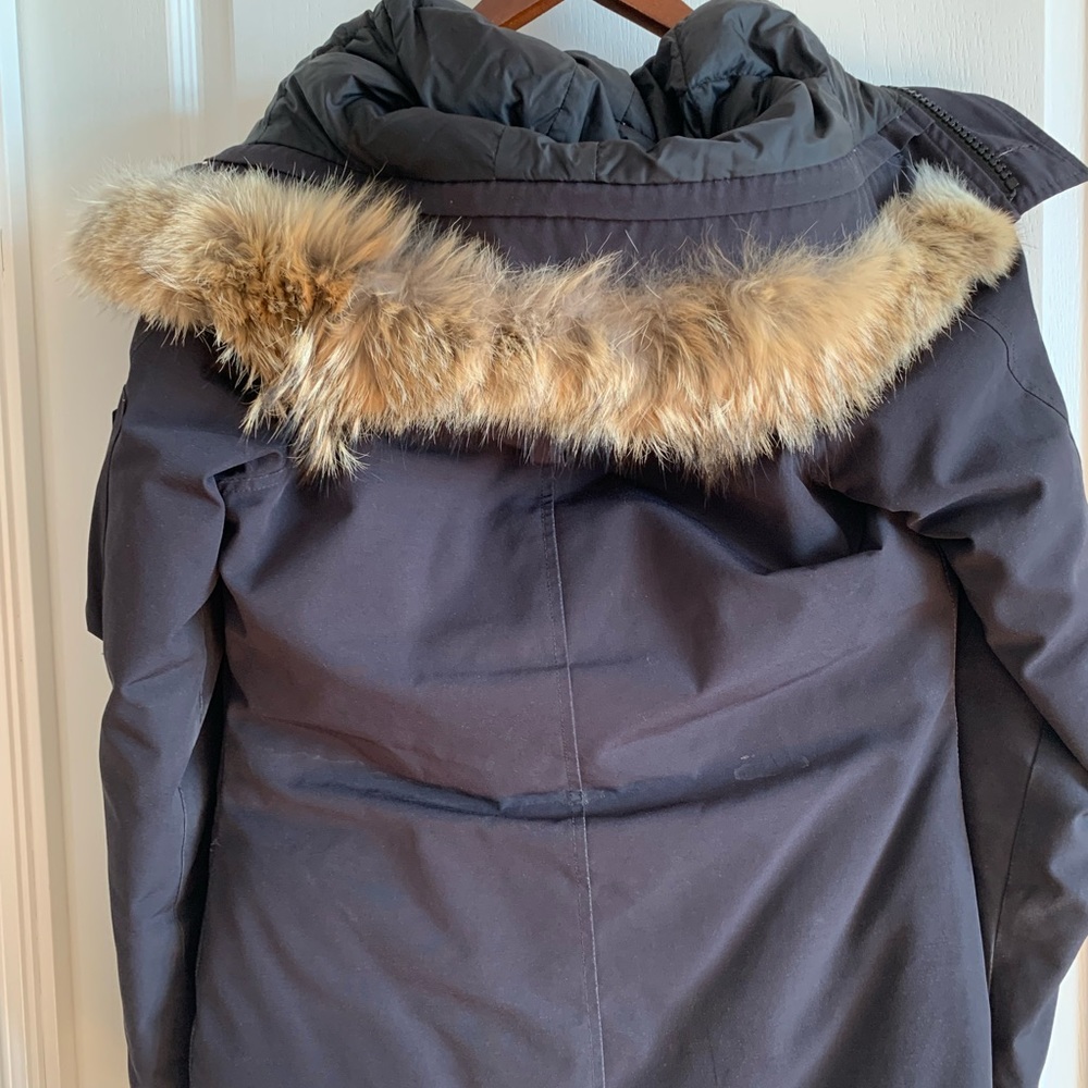 Black Canada Goose Parka Winter Jacket size extra small - Picture 4 of 5
